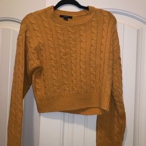 Mustard yellow Forever 21 sweater
